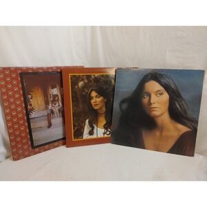BUNDLE Emmylou Harris. Elite hotel-Roses in the Snow-Best Of. Vinyl Record LP